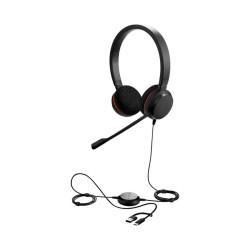 Слушалки JABRA Evolve 20 MS Stereo, USB-C/USB-A