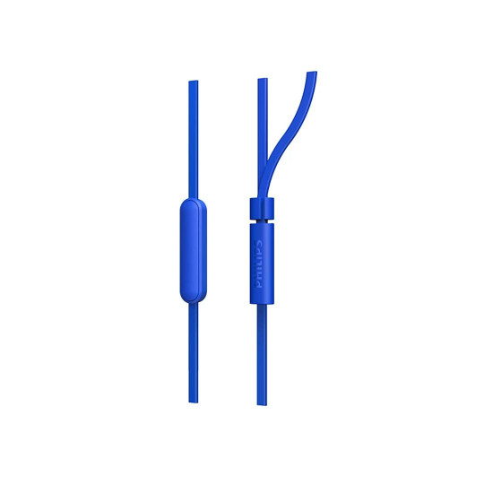 Слушалки PHILIPS In-ear с микрофон, сини, TAE1105BL/00