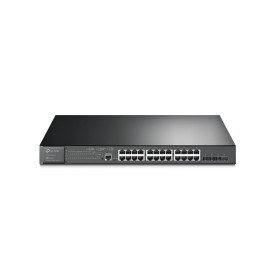 Суич TP-Link TL-SG3428XMP, 24 порта Gigabit PoE Plus, 4 порта 10G SFP Plus, L2 Plus, Omada SDN