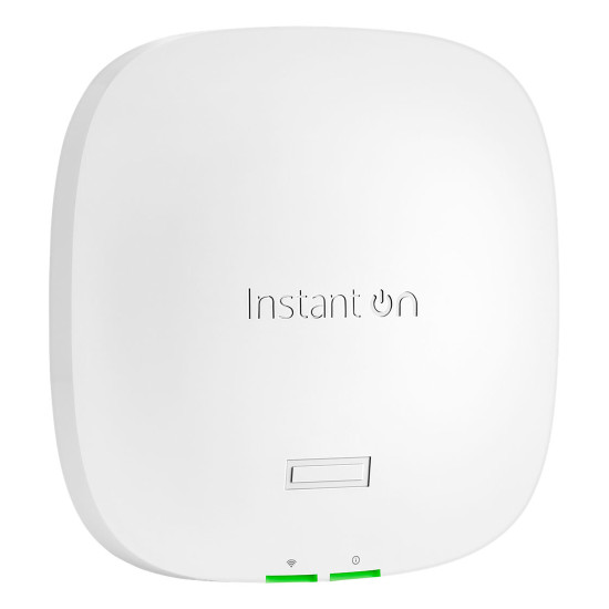 Точка за достъп HPE Networking Instant On AP21, EU, Dual Radio, 2x2 Wi-Fi 6, Комплект с EU PSU