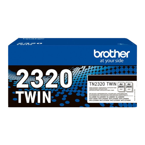 Тонер касета BROTHER TN2320TWIN, Black