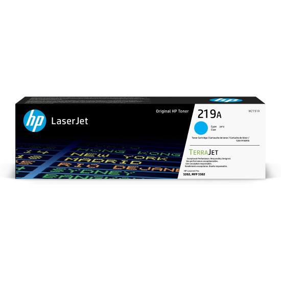 Тонер касета HP 219A, W2191A, Cyan
