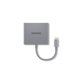 USB хъб Lenovo GX91R64790, 6-в-1, HDMI 4K, USB-A 3.2, USB-C PD, SD/TF четец