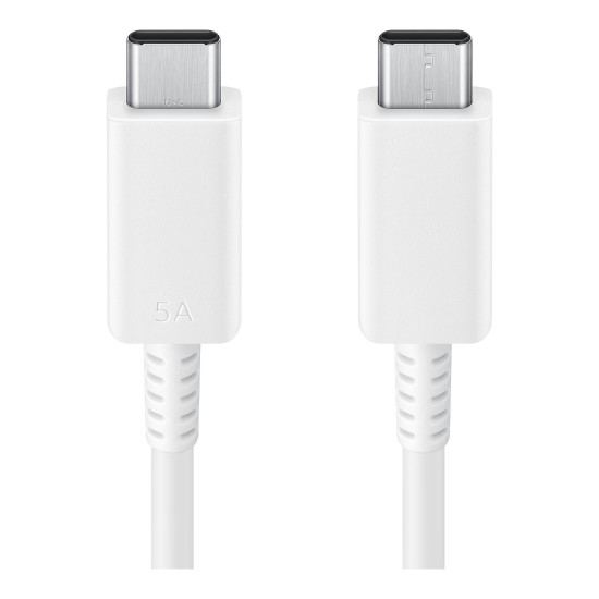 USB кабел SAMSUNG USB-C kym USB-C, 5A, 1.8 м, White