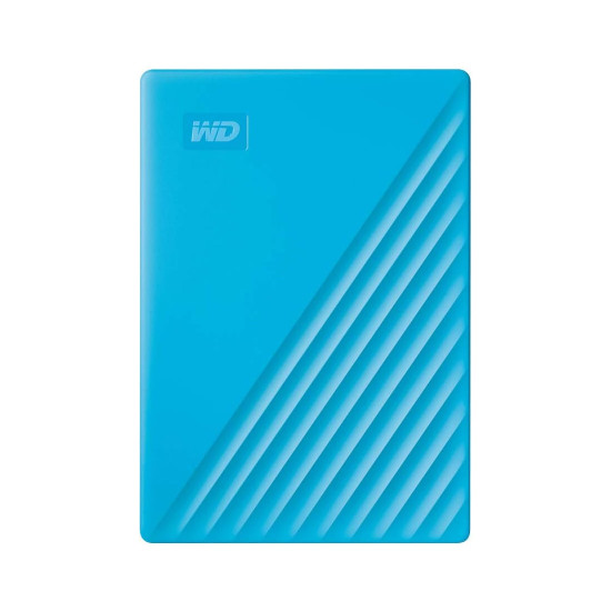 Външен твърд диск WD My Passport, 4TB, USB 3.2 Gen 1, 2.5 инча, Blue – WDBPKJ0040BBL-WESN