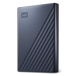 Външен твърд диск WESTERN DIGITAL My Passport Ultra, 2TB, 2.5 инча, USB-C, USB 3.0, Blue