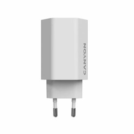 Зарядно CANYON HEXAGON 65 GaN, 65W, 2xPD, 1xQC, EU, White