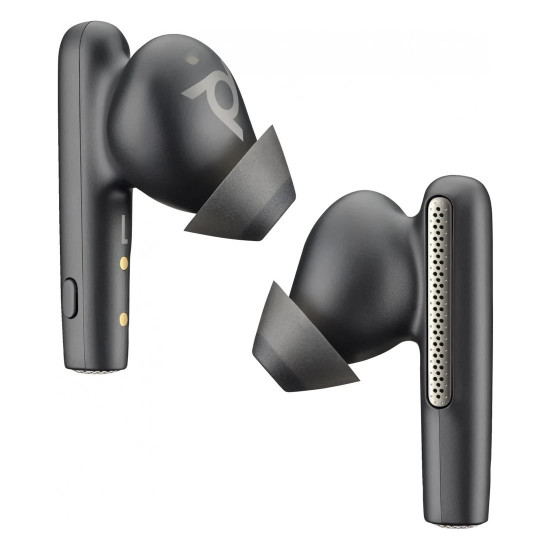 Безжични слушалки HP Poly Voyager Free 60 Carbon Black Earbuds + BT700 USB-C Adapter + Basic Charge Case