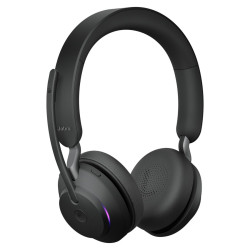 Безжични слушалки Jabra Evolve2 65 MS Stereo, Bluetooth, USB-A, Certified for Microsoft Teams