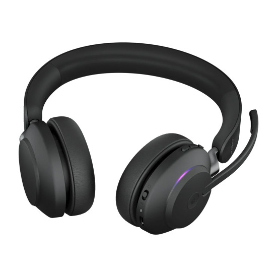 Безжични слушалки Jabra Evolve2 65 MS Stereo, Bluetooth, USB-A, Certified for Microsoft Teams