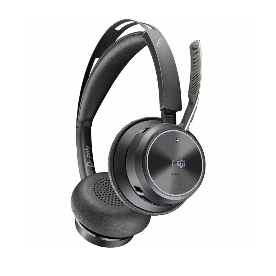 Безжични слушалки Poly Voyager Focus 2, USB-C, Microsoft Teams Certified