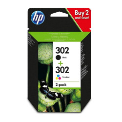 Мастило HP 302, X4D37AE, Black + Tri-Color