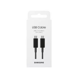 Кабел SAMSUNG, 1.8 m, 5 A, Black