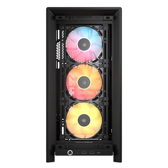 Кутия за компютър Corsair FRAME 4000D RS ARGB, Mid-Tower, Black
