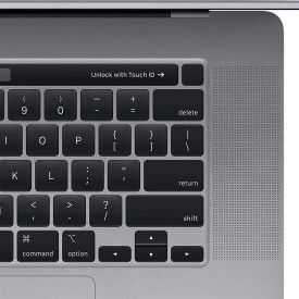 Лаптоп Apple MacBook Pro 16 2019, 16.0 инча, 3K+, Intel Core i7-9750H, AMD Radeon Pro 5300M 4GB GDDR6, 32GB RAM, 512GB SSD