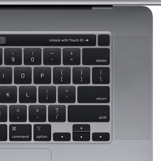 Лаптоп Apple MacBook Pro 16 2019, 16.0 инча, 3K+, Intel Core i7-9750H, AMD Radeon Pro 5300M 4GB GDDR6, 32GB RAM, 512GB SSD