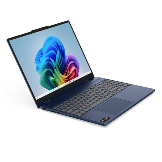 Лаптоп LENOVO IdeaPad 5 2-in-1, AMD Ryzen 7 250, 15.3 инча, 16 GB DDR5, 512 GB PCIe, Windows 11 Home, Cosmic Blue