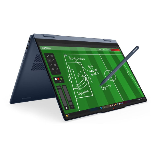 Лаптоп LENOVO IdeaPad 5 2-in-1, AMD Ryzen 7 250, 15.3 инча, 16 GB DDR5, 512 GB PCIe, Windows 11 Home, Cosmic Blue