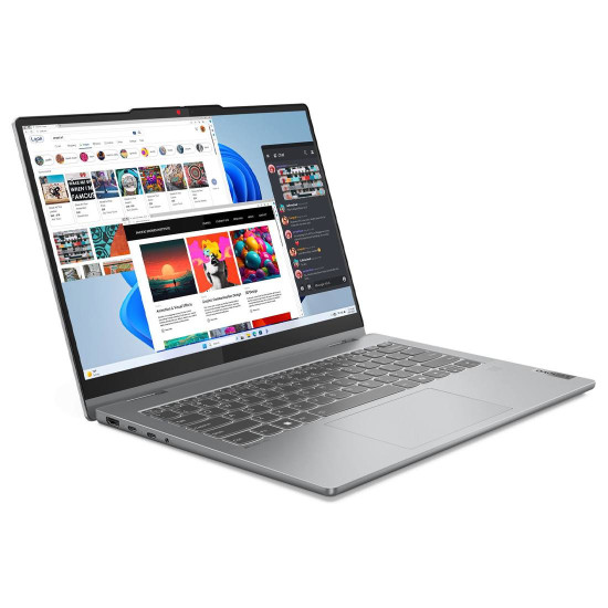 Лаптоп LENOVO IdeaPad 5 2-in-1, Snapdragon X1P42100, 14 инча, WUXGA OLED, Touch, 16GB DDR5, 1TB SSD, Windows 11 Home