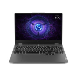 Лаптоп Lenovo LOQ 15AHP9, AMD Ryzen 7 7445HS, 15.6 инча, 16 GB RAM, 512 GB SSD, без операционна система, Luna Grey