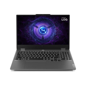 Лаптоп Lenovo LOQ 15AHP9, AMD Ryzen 7 7445HS, 15.6 инча, 16 GB RAM, 512 GB SSD, без операционна система, Luna Grey
