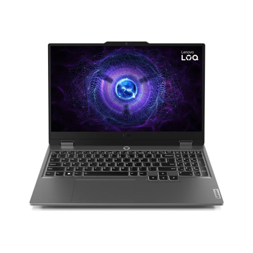 Лаптоп Lenovo LOQ 15AHP9, AMD Ryzen 7 7445HS, 15.6 инча, 16 GB RAM, 512 GB SSD, без операционна система, Luna Grey