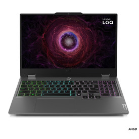 Лаптоп LENOVO LOQ Gaming, AMD Ryzen 7 8845HS, 15.6 инча, FHD, 144Hz, 16GB DDR5, 512GB SSD, RTX 4050 6GB