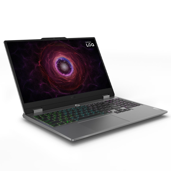 Лаптоп LENOVO LOQ Gaming, AMD Ryzen 7 8845HS, 15.6 инча, FHD, 144Hz, 16GB DDR5, 512GB SSD, RTX 4050 6GB