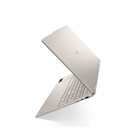Лаптоп Lenovo Yoga 7 2-in-1 16AKP10, AMD Ryzen AI 7 350, 16" 2.8K OLED Touch, 32GB LPDDR5x, 1TB SSD, Windows 11 Home, Seashell