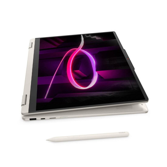 Лаптоп LENOVO Yoga 7 2-in-1, AMD Ryzen AI 7 445, 16 инча, 2.8K OLED, 32 GB DDR5, 1 TB PCIe SSD, Windows 11 Home, Seashell