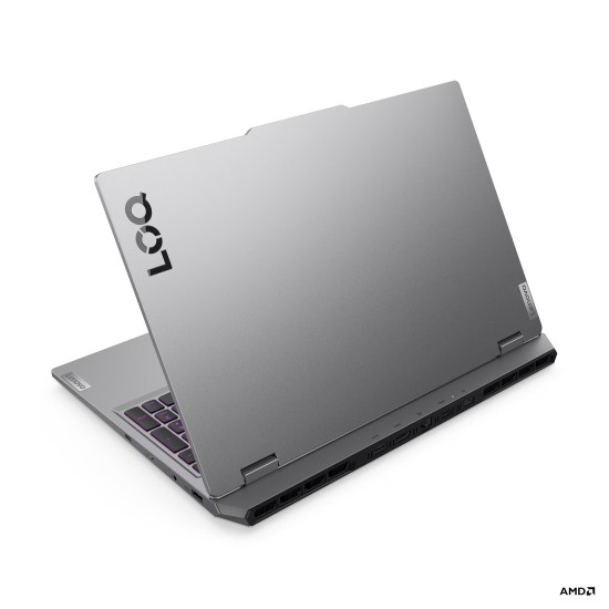Лаптоп LENOVO LOQ, AMD Ryzen 7 250, 15.6 инча Full HD, 144Hz, RTX 5060 8GB, 32GB DDR5 RAM, 512GB SSD, Luna Grey