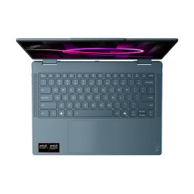 Лаптоп LENOVO Yoga 7 2-in-1, AMD Ryzen AI 7 445, 14 инча WUXGA OLED, тъчскрийн, 400 нита, HDR, 24GB DDR5 RAM, 1TB SSD, Tidal Teal, Windows 11 Home + Pen