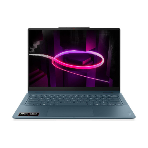 Лаптоп LENOVO Yoga 7 2-in-1, AMD Ryzen AI 7 445, 14 инча WUXGA OLED, тъчскрийн, 400 нита, HDR, 24GB DDR5 RAM, 1TB SSD, Tidal Teal, Windows 11 Home + Pen