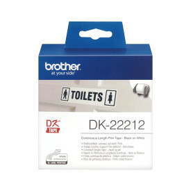 Лента BROTHER P-Touch DK-22212, Бяла