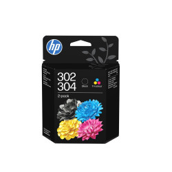 Мастило HP 302/304 Original, 2 pack, Tri-colour/Black