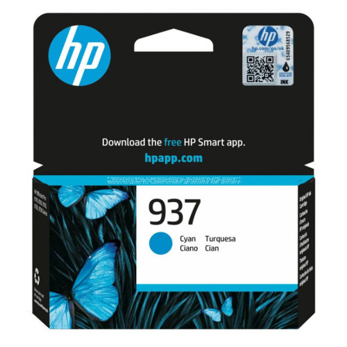 Мастило HP 937, 4S6W2NE, Cyan