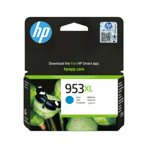 Мастило HP 953XL, F6U16AE, Cyan