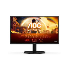 Монитор AOC 25G42E, 24.5 инча, 1920 x 1080 Full HD, IPS, 180 Hz, 1 ms, 300 cd/m², HDMI 2.0, DisplayPort 1.4, Audio Out