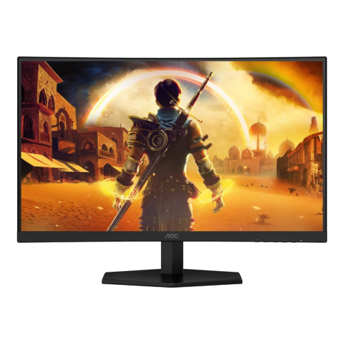 Монитор AOC C27G42E 27 инча, Curved, Fast VA, 180Hz, 1ms, 180Hz, HDMI 2.0x2, DP1.4, Speakers