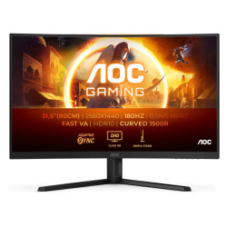 Монитор AOC CQ32G4VE, 31.5 инча, извит, 2560x1440, 0.5ms, 180Hz, HDMI, DP