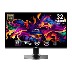 Монитор MSI MAG 321UP QD-OLED Gaming, 31.5 инча, UHD 3840 x 2160, QD-OLED, 165 Hz, 0.03 ms, AMD FreeSync Premium Pro, DisplayHDR True Black 400