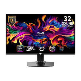 Монитор MSI MAG 321UP QD-OLED Gaming, 31.5 инча, UHD 3840 x 2160, QD-OLED, 165 Hz, 0.03 ms, AMD FreeSync Premium Pro, DisplayHDR True Black 400