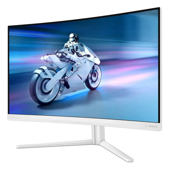 Монитор PHILIPS Evnia 5000, 27M2C5501/00, 27 инча, 2560x1440, 180Hz, 1ms, 2xHDMI, DP, White