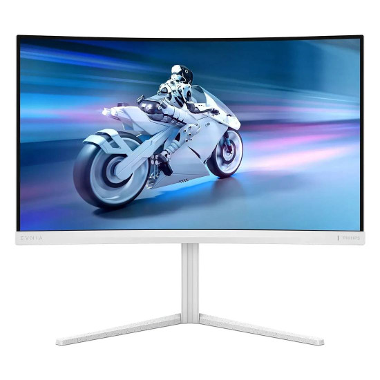 Монитор PHILIPS Evnia 5000, 27M2C5501/00, 27 инча, 2560x1440, 180Hz, 1ms, 2xHDMI, DP, White