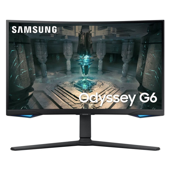 Монитор Samsung Odyssey G65B G6, 32 инча, QHD 2560x1440, 240Hz, 1ms, HDMI 2.1, DisplayPort, Tizen OS