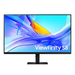 Монитор Samsung ViewFinity S8 S80UD, 32 инча, VA, 3840x2160, 4K, 60Hz, 5ms, HDR10, USB-C, HDMI, DisplayPort