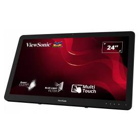 Монитор VIEWSONIC TD2430, 24 инча,1920x1080, VA, 10-точков мултитъч, 200 нита, VGA, HDMI, DisplayPort