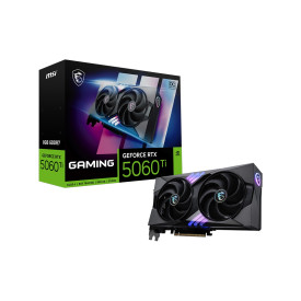Видеокарта MSI GeForce RTX 5060 Ti 8G GAMING OC, 8GB GDDR7, 128bit, PCIe 5.0, 3x DP 2.1b, HDMI 2.1b