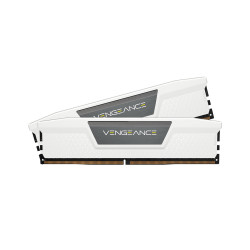RAM памет Corsair Vengeance, 32GB (2x16GB) DDR5, 6000MT/s, CL36, White, AMD Optimized, Kit of 2