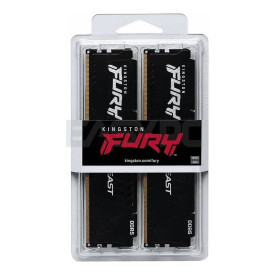RAM памет Kingston FURY Beast Black, 32GB (2x16GB) DDR5, 5200MT/s, CL36, Kit of 2